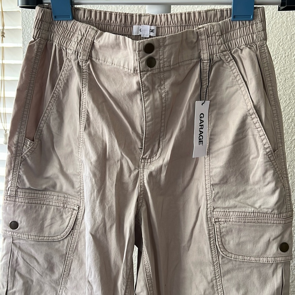 Cargo tapered pants